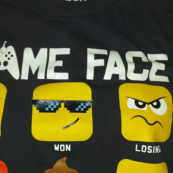 Kids Game Face T-Shirt XL - Picture 3 of 7